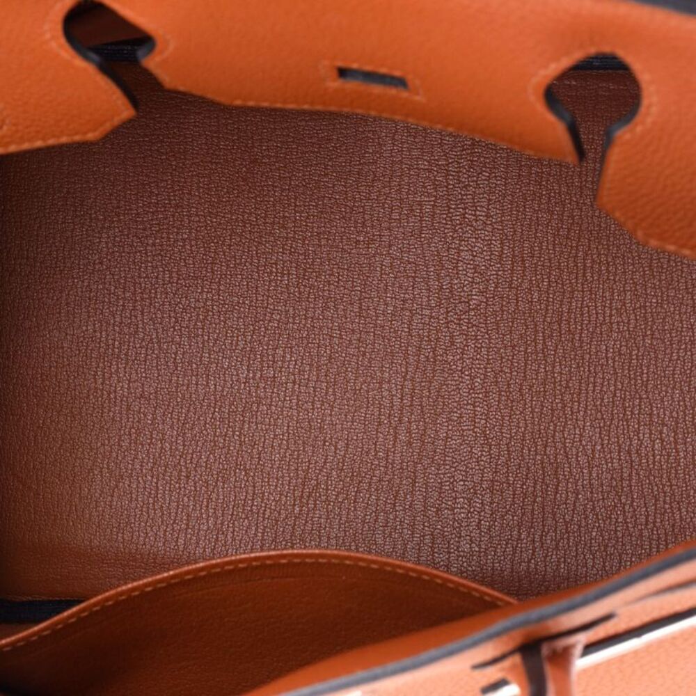 Hermes Birkin Handbag Cuivre Togo with Palladium Hardware 30 Brown - Picture 6 of 8
